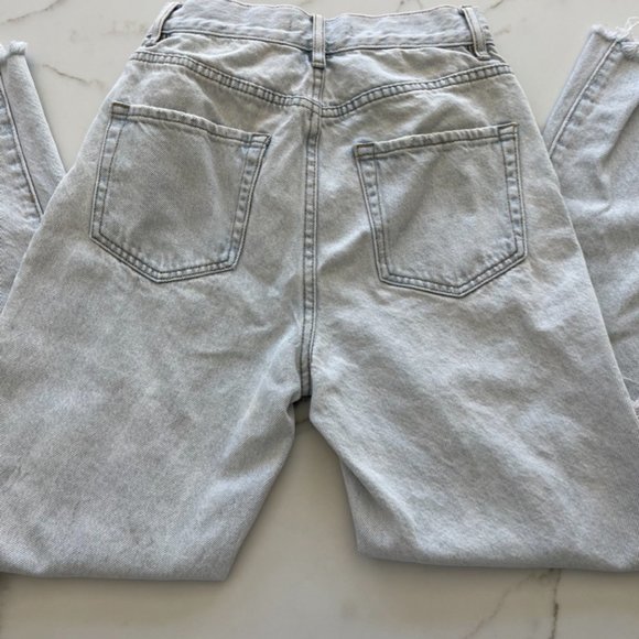 PacSun High Rise Straight Distressed Jeans Size 24 - Picture 2 of 10